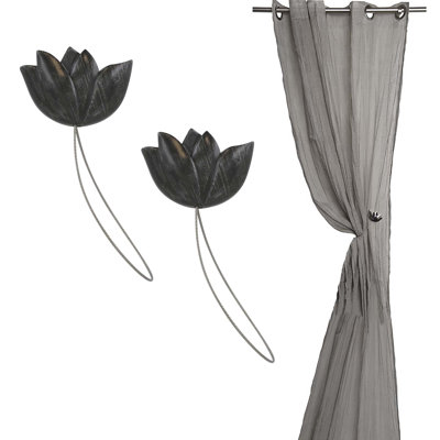 Tulip Resin Curtain Tieback
