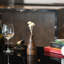 Vase de table en bois brun Aleshya