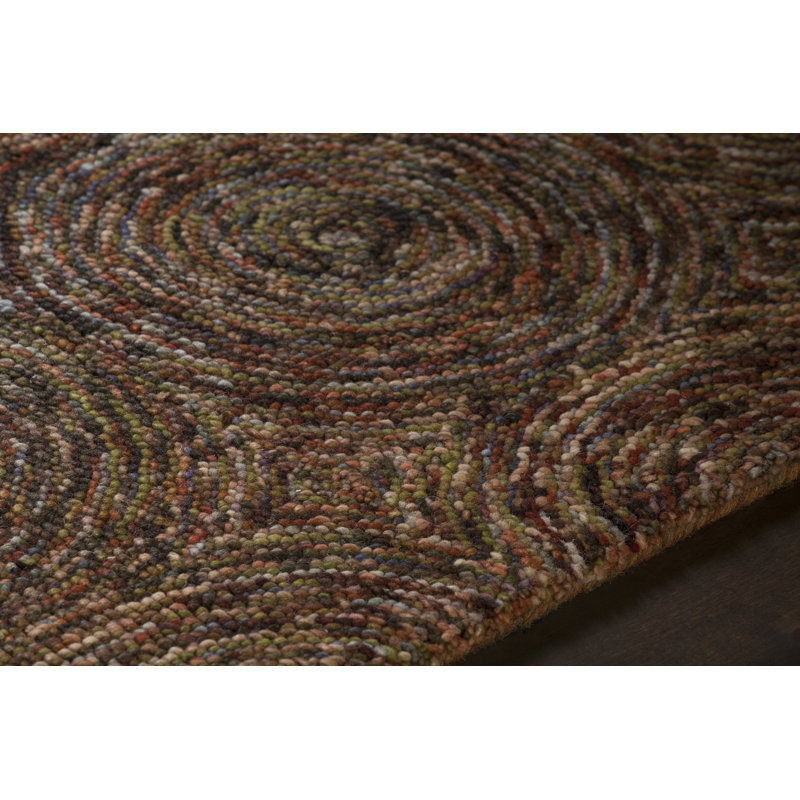 Tapis brun / brun clair Frances, 7 pi 9 po X 10 pi 6 po