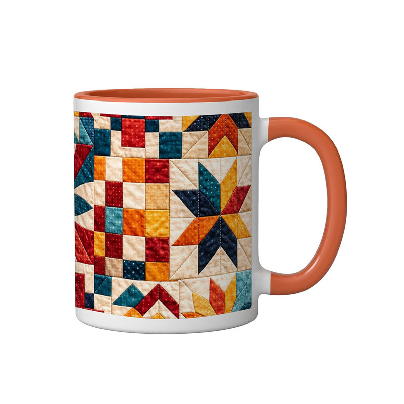 Ceramic Coffee Mug, Orange
