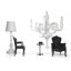Chess Pedestal End Table