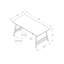 Coffee Table, Accent, Cocktail, Rectangular, Living Room, 40"L, White Laminate, Metal, Contemporary, Modern-80771033