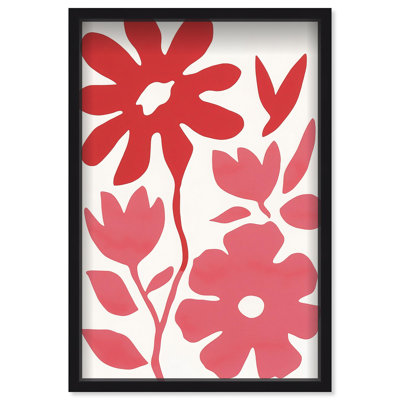 Oliver Gal Glimmers of Dawn II Abstract Botanical - Luxury Shadowbox Framed Wall Art