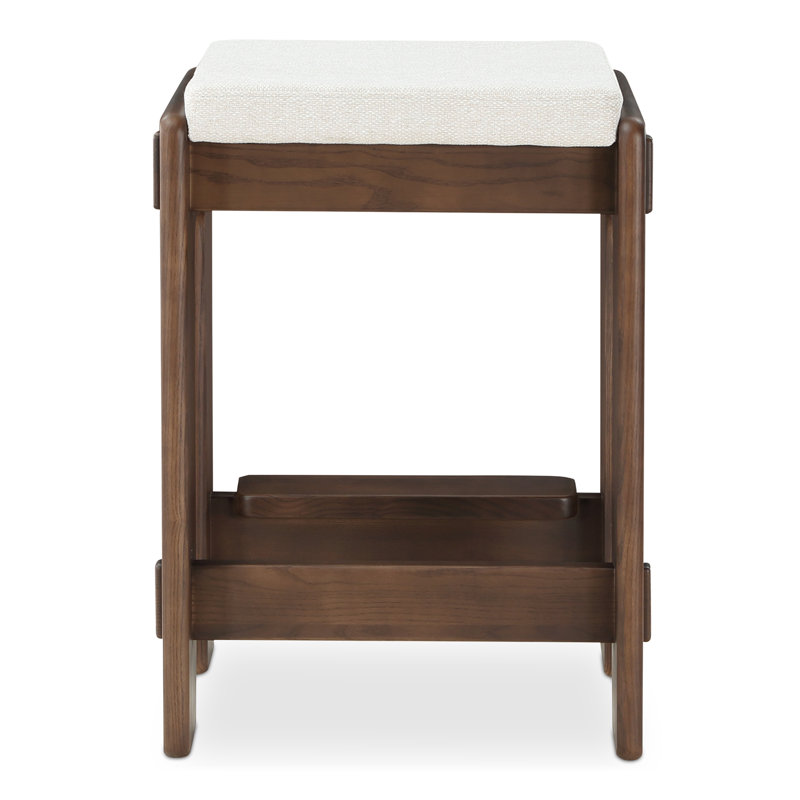 Ashby Counter Stool Walnut Stained Ash Beige