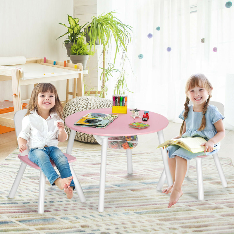 Kids Round Play Or Activity Table and Chair Set
