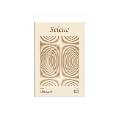 Selene - Albert Aublet, reproduction d'art sur toile encadrée