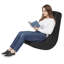 Chaise berçante touffetée-1672790004