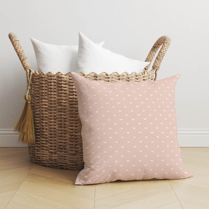 Coussin Teeny, Rose, H 20 po x l 20 po