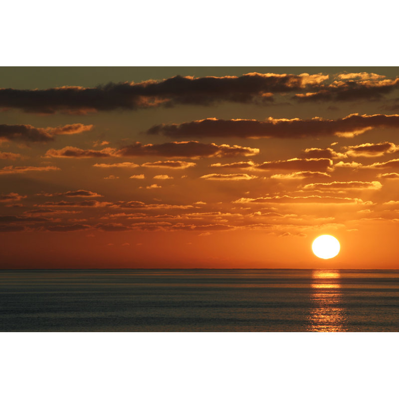 Carib Sunset - Photographie sur toile tendue, L 12 po x H 8 po