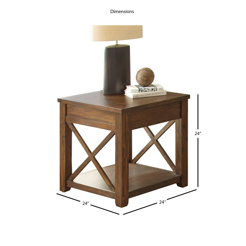 Table de bout avec rangement Winni