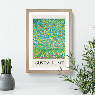 Apple Tree by Gustav Klimt - Framed Print