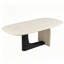 Table de salle à manger 78,74 po Wabi-Sabi Art Travertine-1508546598