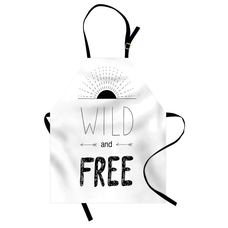 No Pattern Bib Apron