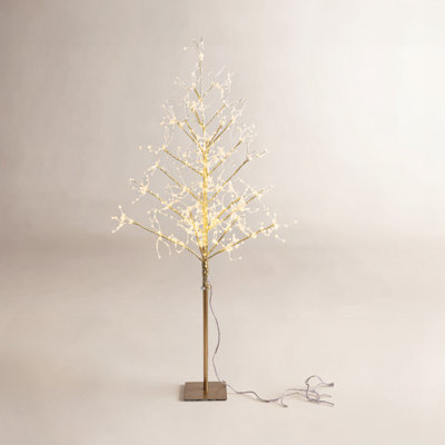 LED Warm Lights Metal Tree