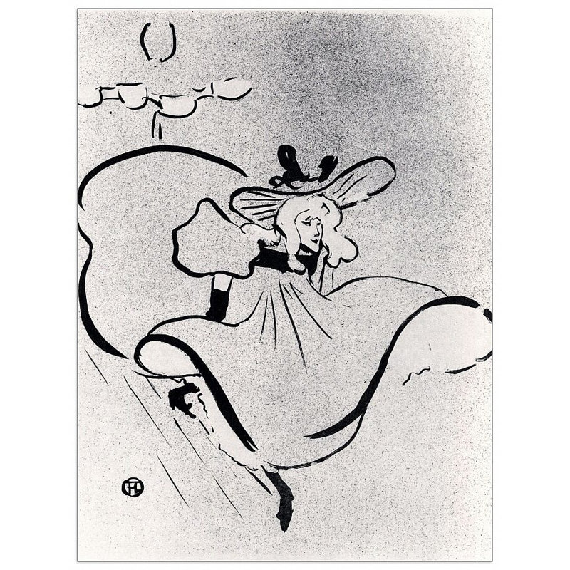 Henri De Toulouse-Lautrec - Wrapped Canvas Print, 120cm H x 90cm W x 1.8cm D