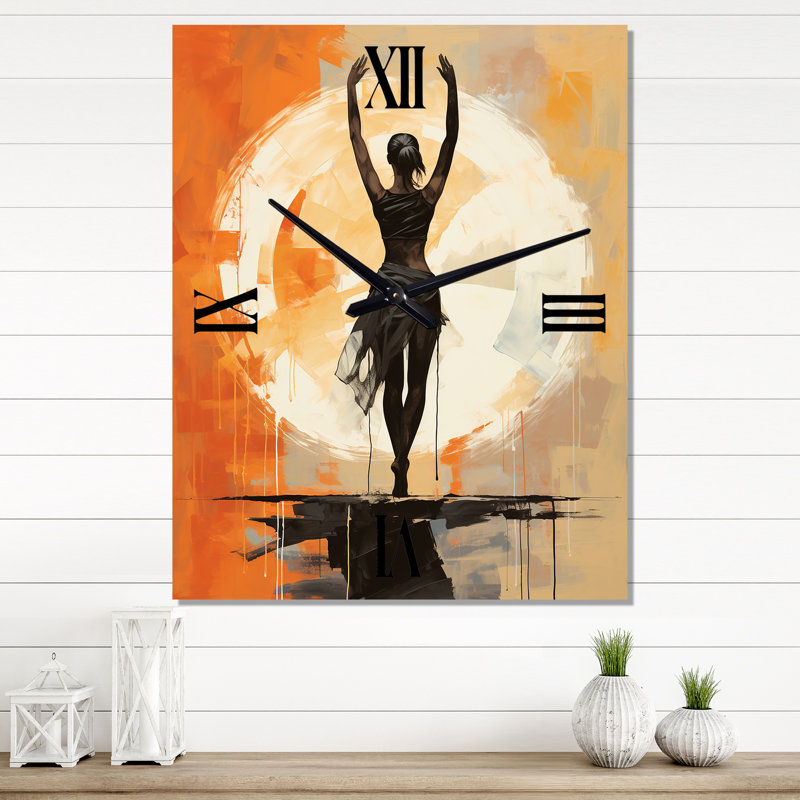 Yoga Inner Balance I - Horloge murale, Médium