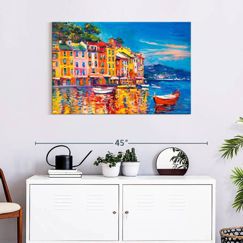 Harbor Town, 24" H x 36" W
