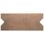 Argile Losanga 7 In. X 17-5/8 In. Porcelain Floor And Wall Tile