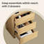 Rumena 40cm W Manufactured Wood Bedside Table-444101054