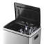 Black And Decker Stainless Steel Step On Recycling Bin - 40L