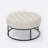 Owen Genuine Leather Round Ottoman-1381695354