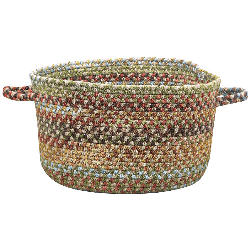 Panier en tissu Phoebe, Panier 12 po, Multicolore cendré