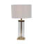 Lampe de table cylindrique moderne 25 po