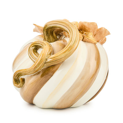 Mocha Swirl Twisted Stem Pumpkin