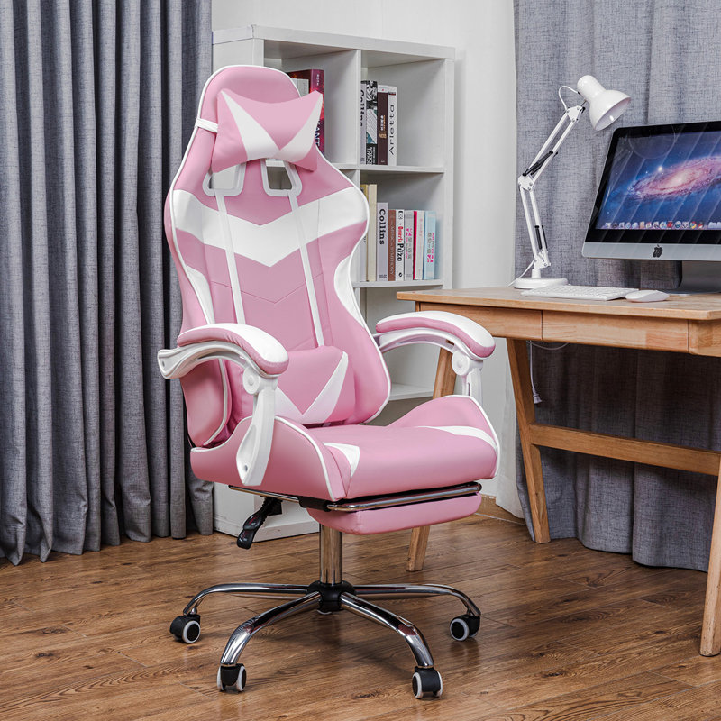 Fauteuil de jeu Isabelita, Argent, Rose