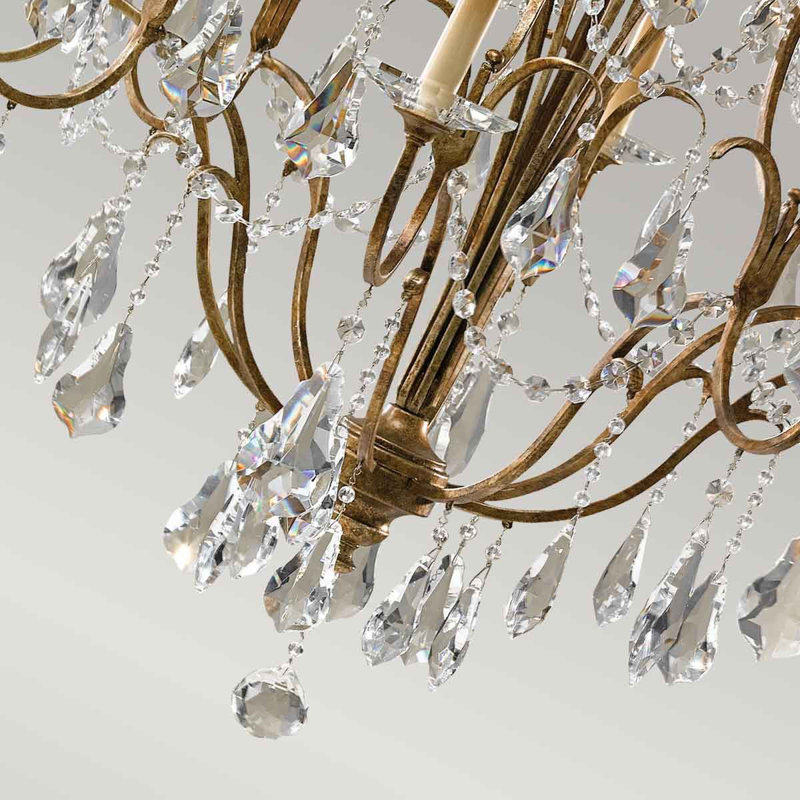 Carnanreagh 12 - Light Candle Style Chandelier
