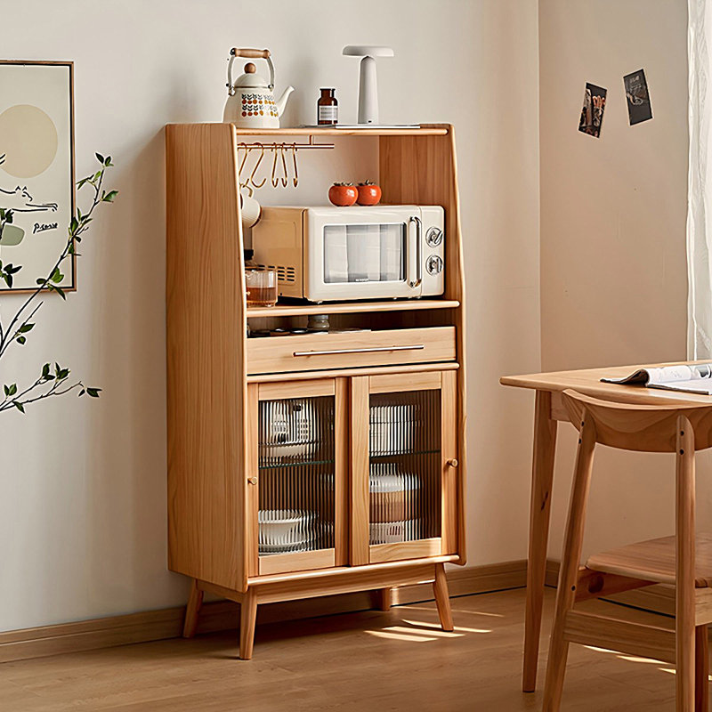 Buffet de rangement 27,56 po Nordic, H 53,94 po x l 27,56 po x P 15,75 po