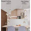 Lustre en forme de globe à 5 lumières à intensité variable-930249339