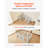 Dog Whelping Box with Window Transparent Playpen for Medium Dog -116184350-116184353