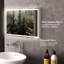 Miroir de salle de bain Led