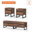 Ensemble de meuble télé et de table de bout Darail, ensemble de 3 tables de salon, meuble télé et 2 tables de bout avec tiroirs pour le salon, le centre de divertissement et la console-720371554