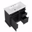 Meuble-lavabo 36 po avec lavabo, lavabo en céramique, 2 tiroirs basculants, charnières de porte à fermeture en douceur-1326579451
