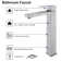 Single-handle Bathroom Faucet with Drain Assembly