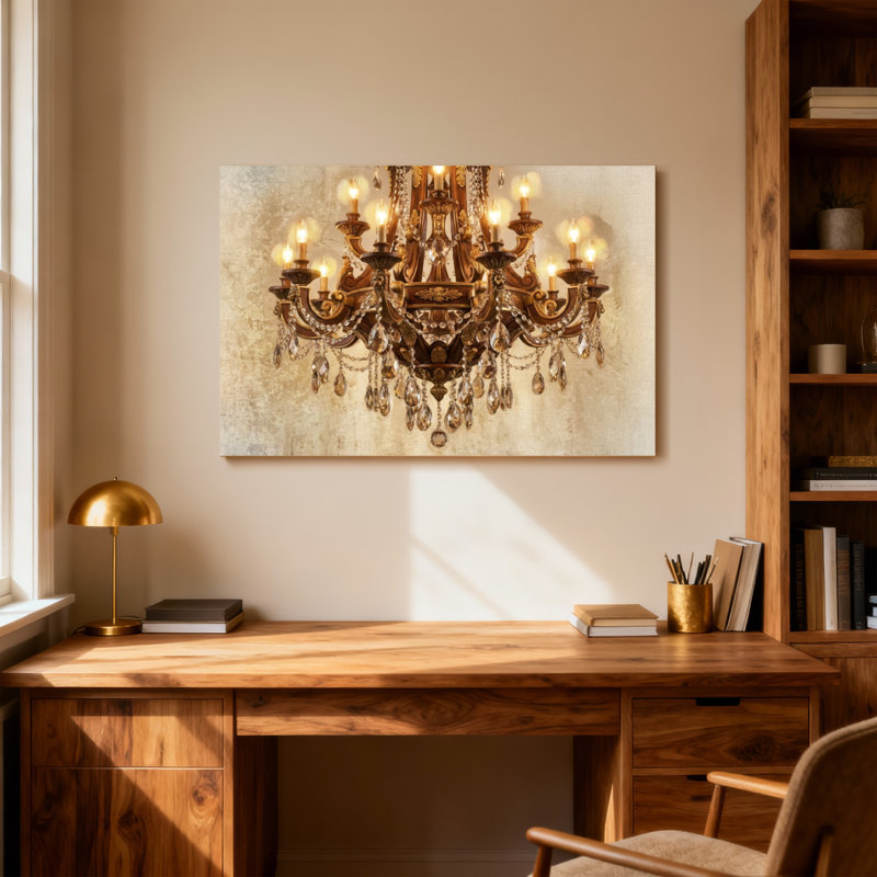 Lustre en cristal Fashion Fashion, H 20 po x l 30 po