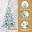Artificial Hinged Christmas Tree with 300 LEDs-880321643-880321639