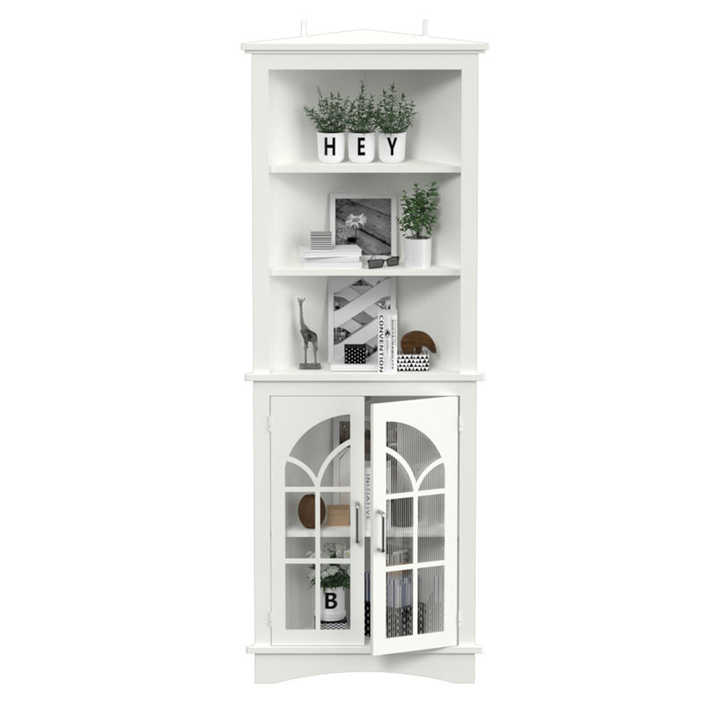 Armoire de rangement en coin