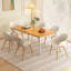 Detachable Two-Piece Steel Dining Table