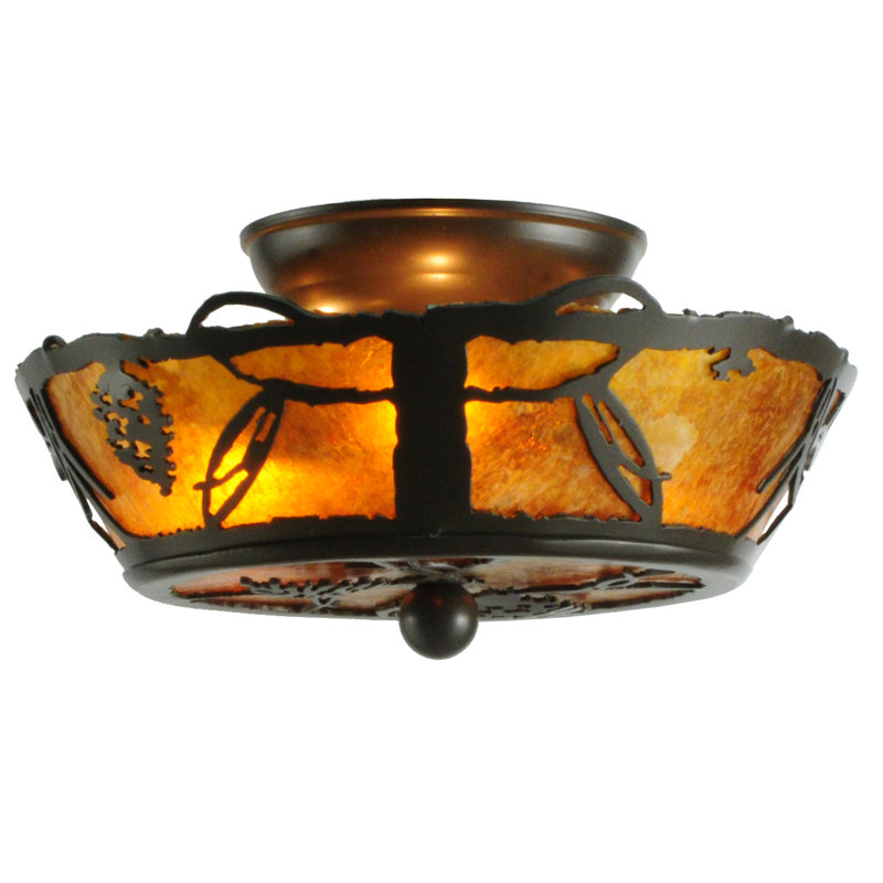 Whispering 3 - Light Semi Flush Mount