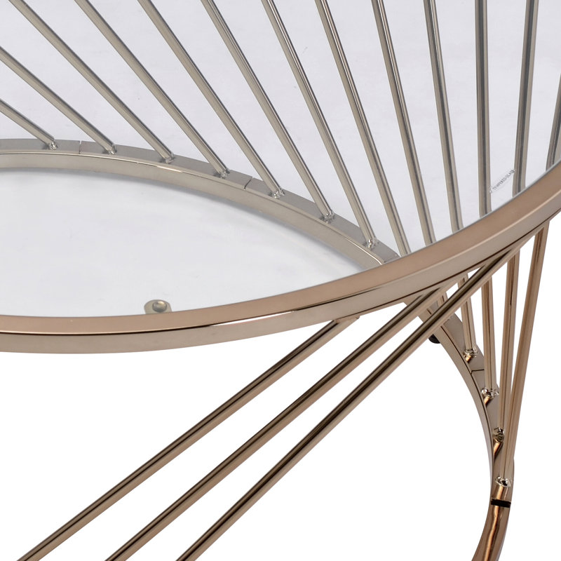 Table basse en métal Elegant