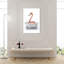 «Bathaign Flamingo», peinture sur toile à cadre flottant-58869377-58869382-119891395