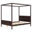 Lit plateforme à baldaquin en bois-1723884323