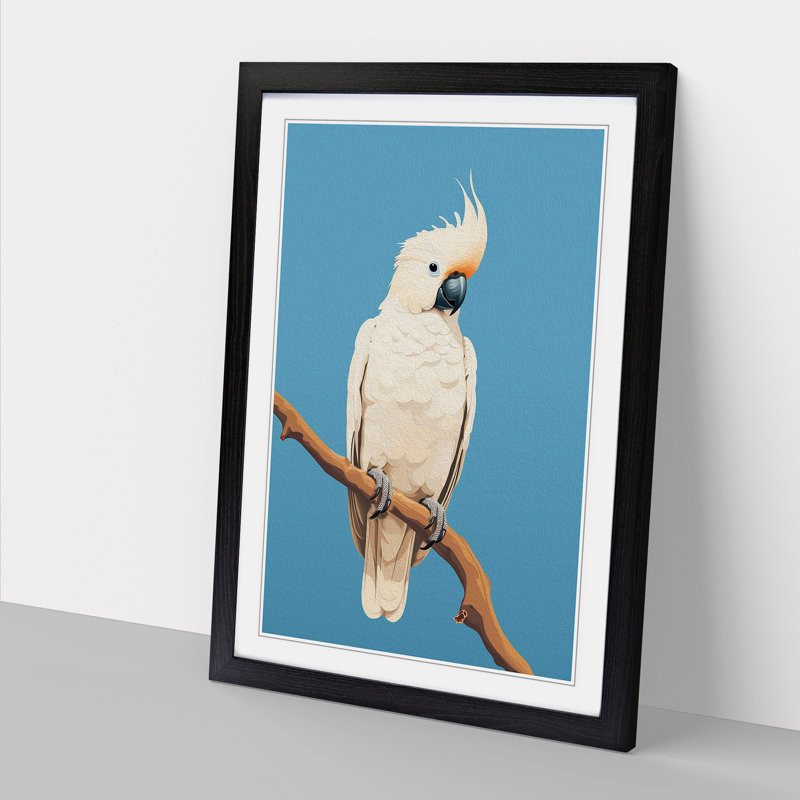 Single Picture Frame Print on Wood, Black Framed, 34cm H x 25cm W