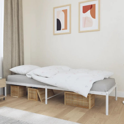 Metal Bed Frame White