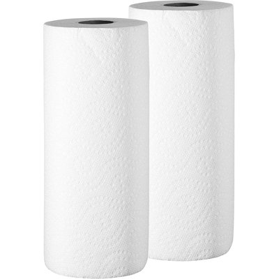  2-Ply White Paper Towel Rolls - Multi Surface, Cleaning, Kitchen, Bathroom, And Office (20)