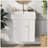 Mabbitt 21.6 " W Wall Mounted Wall Mounted 1 Single Vanity Bathroom Vanity With Ceramic Top