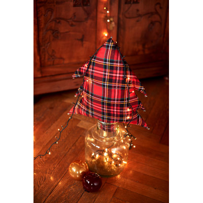 Plaid White Novelty Cushion